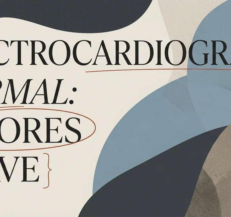 Electrocardiograma normal: valores y cómo se ve