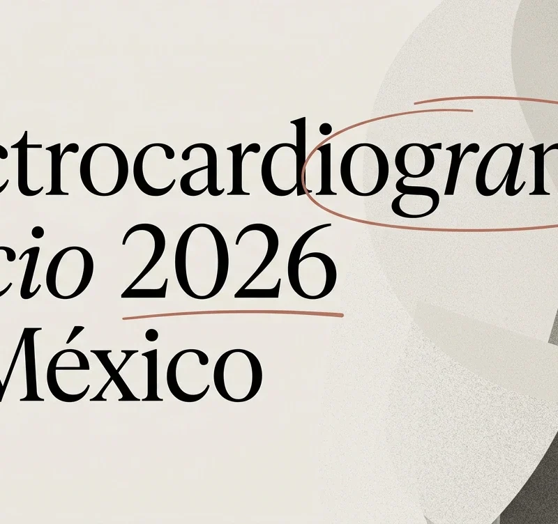 Electrocardiograma precio: cuánto cuesta en 2026