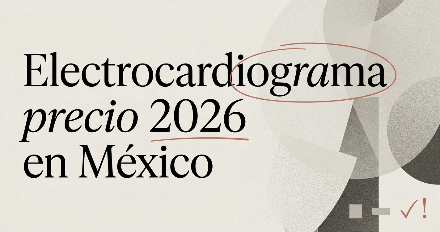 Electrocardiograma precio: cuánto cuesta en 2026