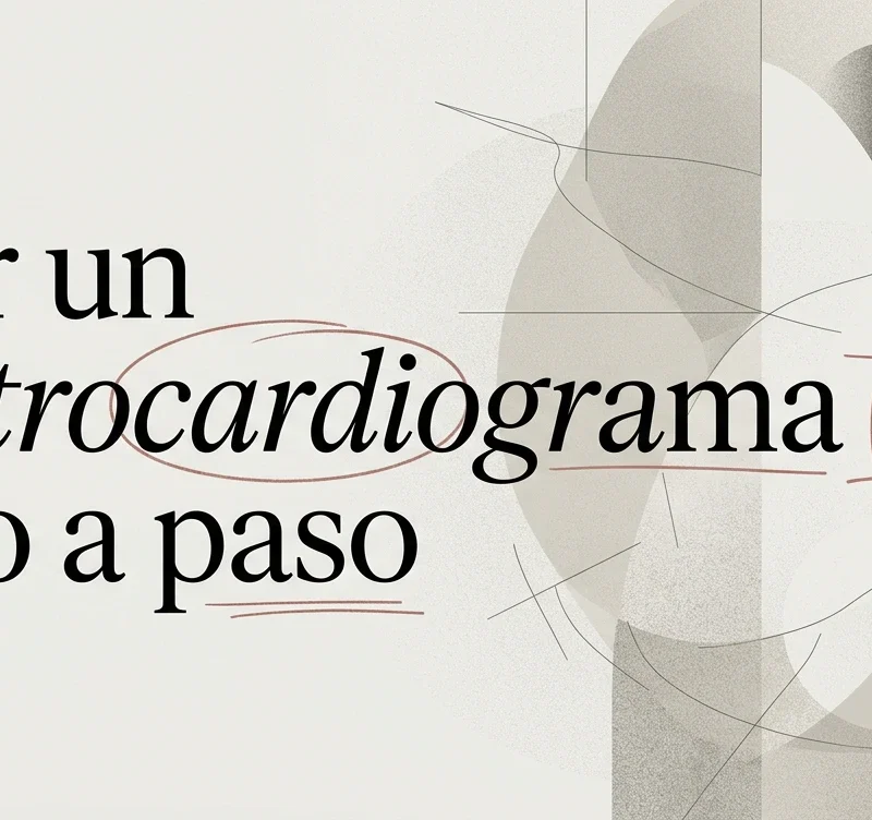 Cómo leer un electrocardiograma paso a paso