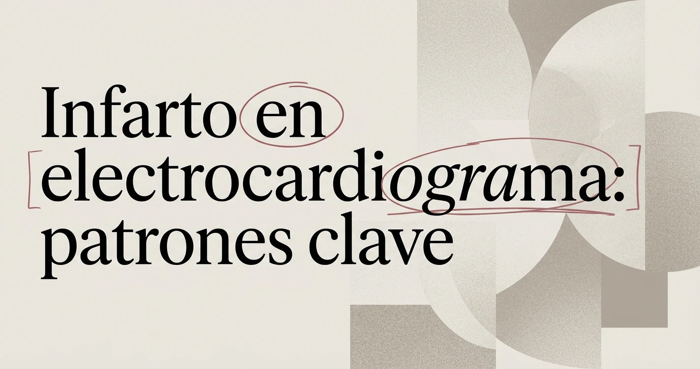 Cómo se ve un infarto en un electrocardiograma