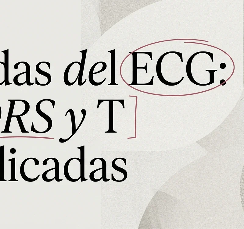 Ondas del electrocardiograma: P, QRS y T explicadas