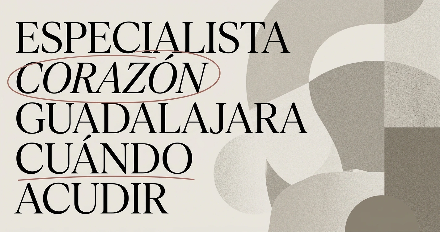 Especialista en corazón en Guadalajara: cuándo acudir