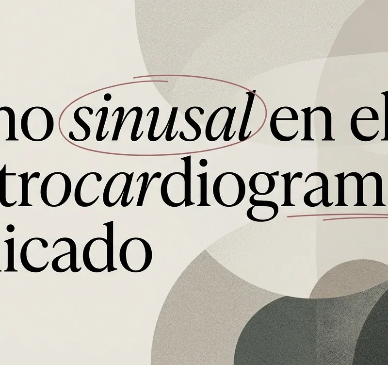 Ritmo sinusal en el electrocardiograma: qué significa