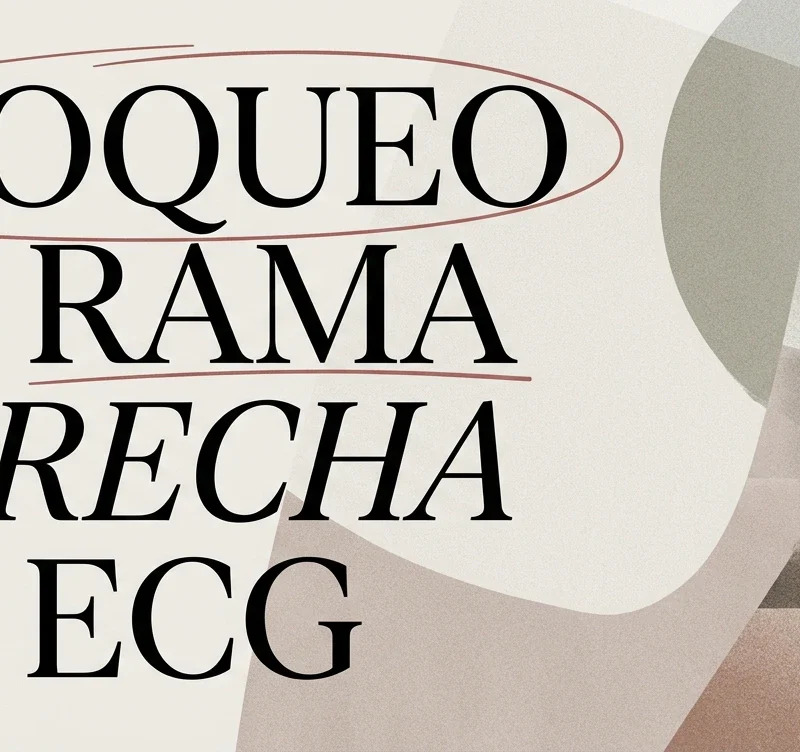 Bloqueo de rama derecha en el electrocardiograma