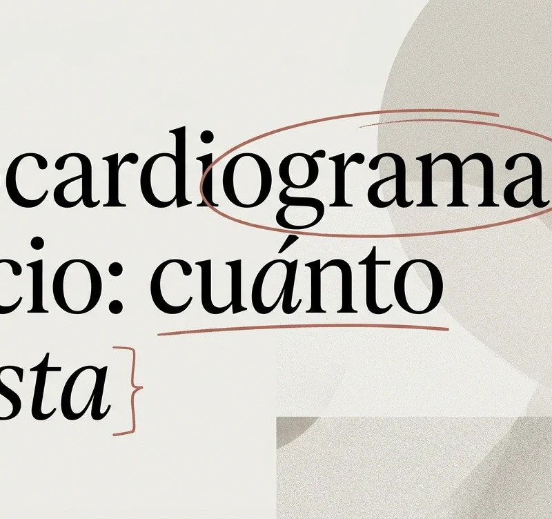 Ecocardiograma precio: cuánto cuesta y qué incluye
