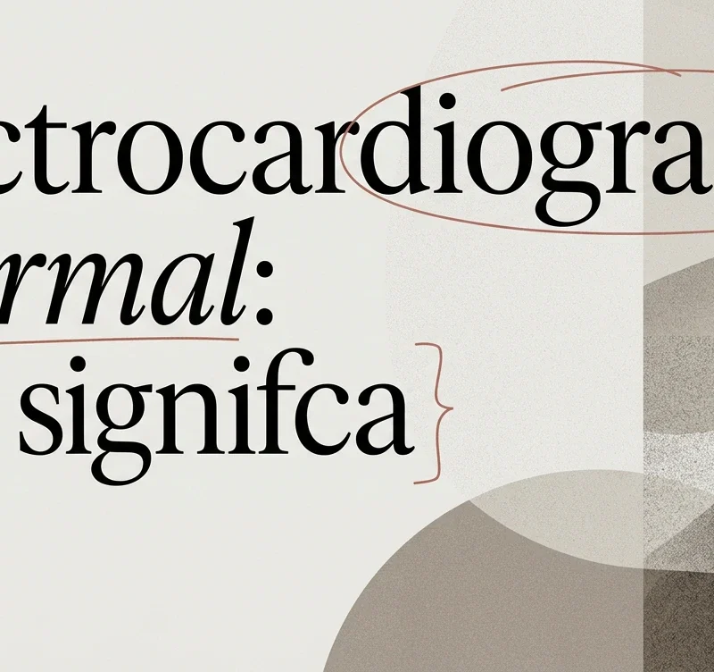 Electrocardiograma anormal: qué significa y qué hacer
